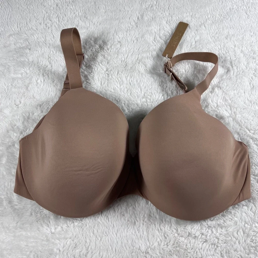 SKIMS Womens Smoothing Intimates Full Coverage Lightly Lined Bra Sienna Size 34H